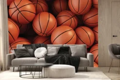 Fototapeta: Pomarańczowe piłki do koszykówki