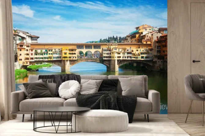 Fototapeta: Ponte vecchio, florencja, włochy