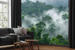 Fototapeta: Poranna mgła w lesie deszczowym w afryce