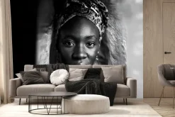 Fototapeta: Portret pięknej afrykańskiej kobiety