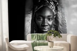 Fototapeta: Portret pięknej afrykańskiej kobiety