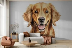 Fototapeta: Portret psa golden retriever
