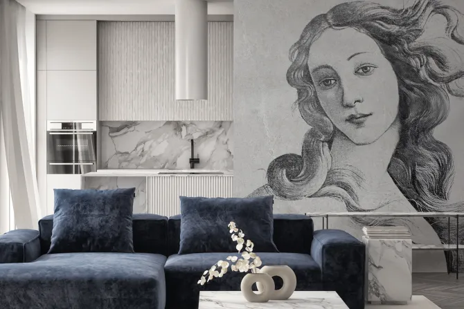 Fototapeta: Portret venus w stylu vintage