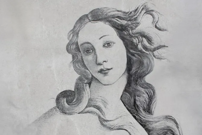 Fototapeta: Portret venus w stylu vintage