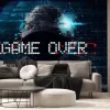 Fototapeta: Postać w kapturze z napisem game over