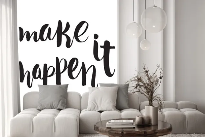 Fototapeta: Postaraj się, żeby się udało.