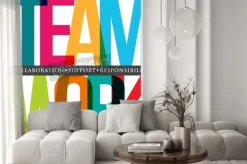 Fototapeta: Praca zespołowa typografii