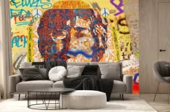 Fototapeta: Prague, czech republic - september 11, 2014: famous john lennon