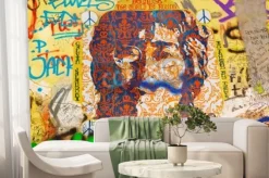 Fototapeta: Prague, czech republic - september 11, 2014: famous john lennon