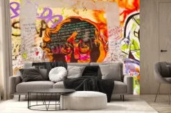 Fototapeta: Prague, czech republic - september 11, 2014: famous john lennon