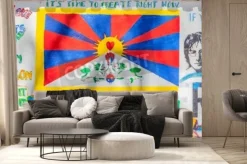 Fototapeta: Prague, republika czeska - 29 kwietnia 2016 r .: john lennon