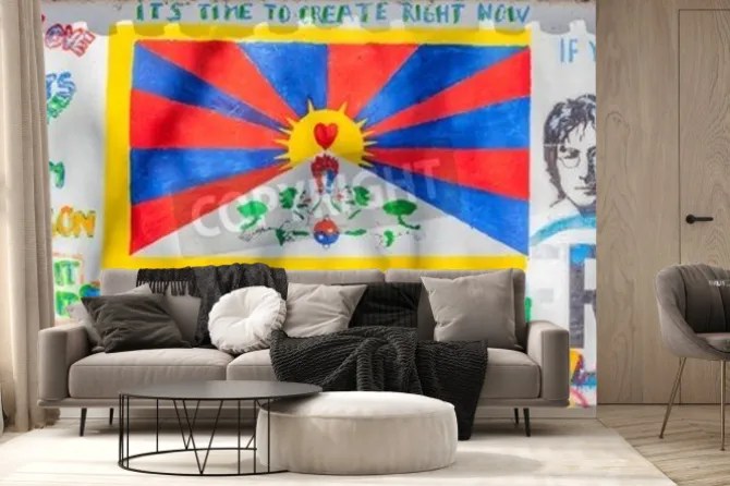 Fototapeta: Prague, republika czeska - 29 kwietnia 2016 r .: john lennon