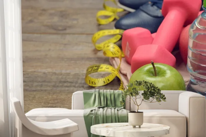 Fototapeta: Produkty przeznaczone do sportu