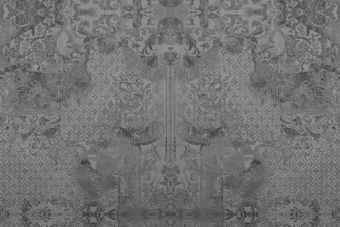 Fototapeta: Prowansalski wzór w kolorach szarości