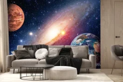 Fototapeta: Przestrzeń planeta droga mleczna ziemia mars wszechświat astronomia