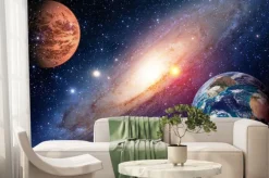 Fototapeta: Przestrzeń planeta droga mleczna ziemia mars wszechświat astronomia