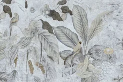 Fototapeta: Ptaki na tropikalnych liściach egzotyczne rośliny natura