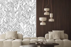 Fototapeta: Ręcznie rysowane uncolored streszczenie dorosłych kolorowanki