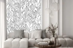 Fototapeta: Ręcznie rysowane uncolored streszczenie dorosłych kolorowanki