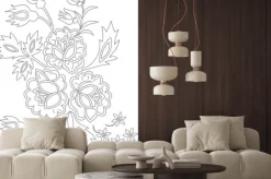 Fototapeta: Róże i niezapominajki