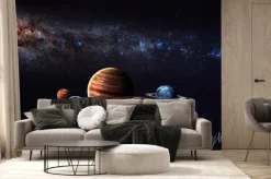 Fototapeta: Realistyczne planety z układu słonecznego