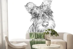 Fototapeta: Realistyczny portret psa rasy szkocki terier