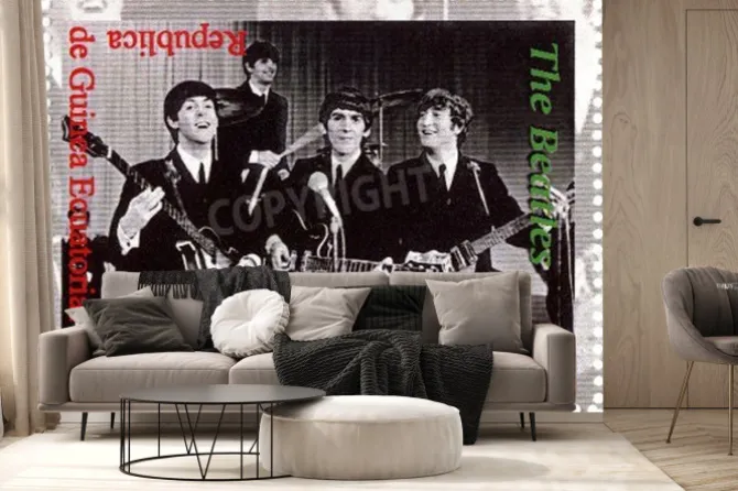 Fototapeta: Republika gwinea ecutorial � około 2003: the beatles - 1980