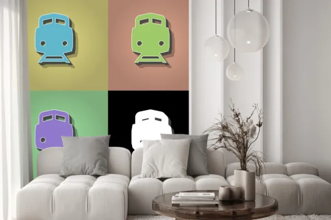 Fototapeta: Retro ikona