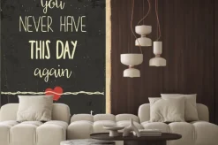 Fototapeta: Retro metalu znak "nie musisz tego dnia ponownie, więc uczynić