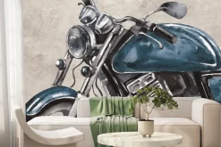 Fototapeta: Retro motocykl harley