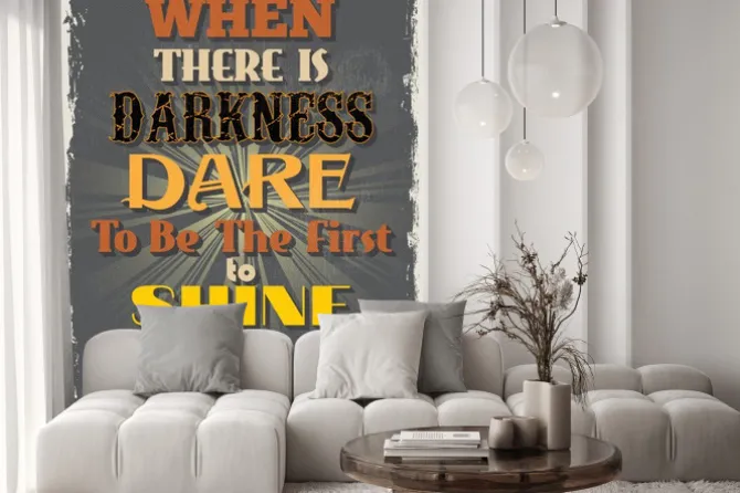 Fototapeta: Retro vintage motywacyjna cytat plakat. ilustracji wektorowych