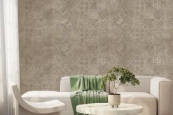 Fototapeta: Różnorodne wzory mozaik w brązach