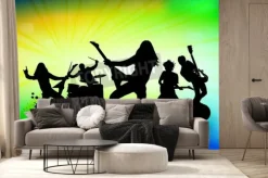 Fototapeta: Rock band illustration