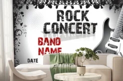 Fototapeta: Rock concert poster