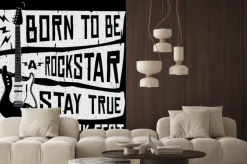 Fototapeta: Rock music festival vector t shirt lub ilustracja plakatu