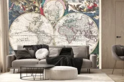 Fototapeta: Rocznika mapę