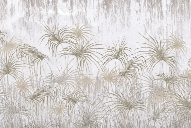 Fototapeta: Roślinny wzór liście