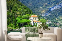 Fototapeta: Romantyczna lago di como, villa del balbianello