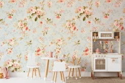 Fototapeta: Romantyczny wzór w małe róże