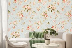 Fototapeta: Romantyczny wzór w małe róże