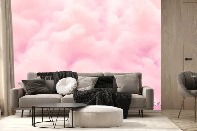 Fototapeta: Różowa wata cukrowa