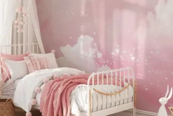 Fototapeta: Różowe bawełniane chmurki