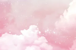 Fototapeta: Różowe bawełniane chmurki