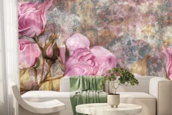 Fototapeta: Różowe kwitnące róże