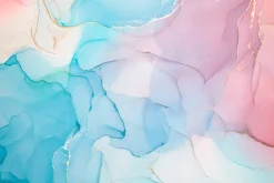 Fototapeta: Różowo niebieska marmurowa tekstura