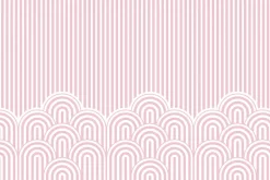 Fototapeta: Różowy wzór w paski dla dziewczynek