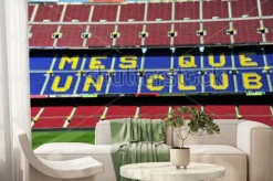 Fototapeta: Rozdrobnić stadion piłkarski obóz nou w barcelona, ​​hiszpania.