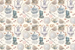 Fototapeta: Rustykalna zdobiona porcelana