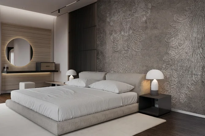 Fototapeta: Rustykalny wzór na betonowej ścianie