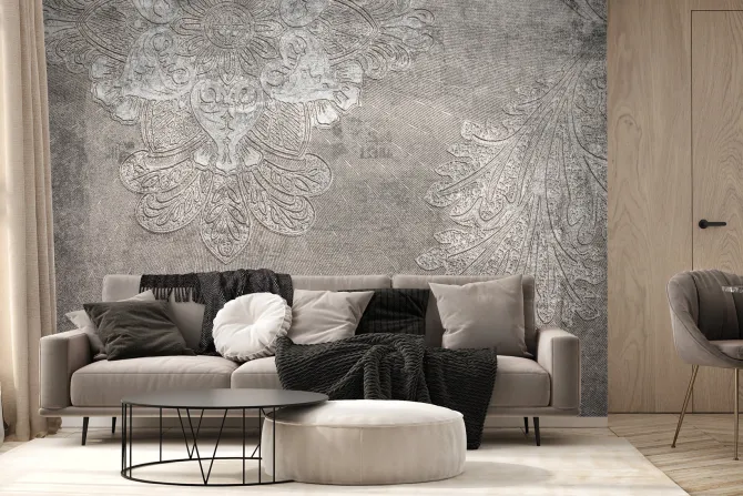 Fototapeta: Rustykalny wzór na betonowej ścianie